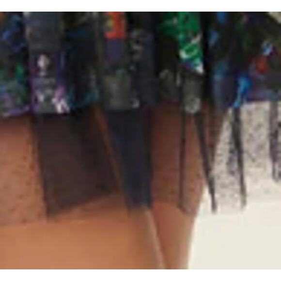 UNIQUE VINTAGE Corpse Bride sz s 4 black mesh baby doll mini dress NWT B920 - Picture 3 of 7